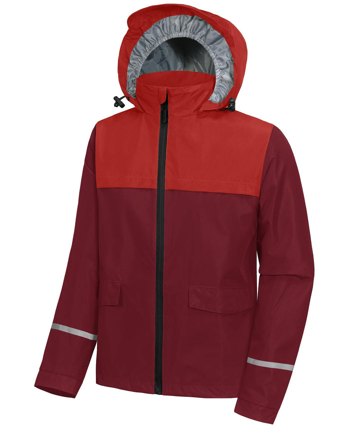 SWISSWELL Kids Rain Jacket Lightweight Hooded Raincoat -CUBRS03364 SWISSWELL