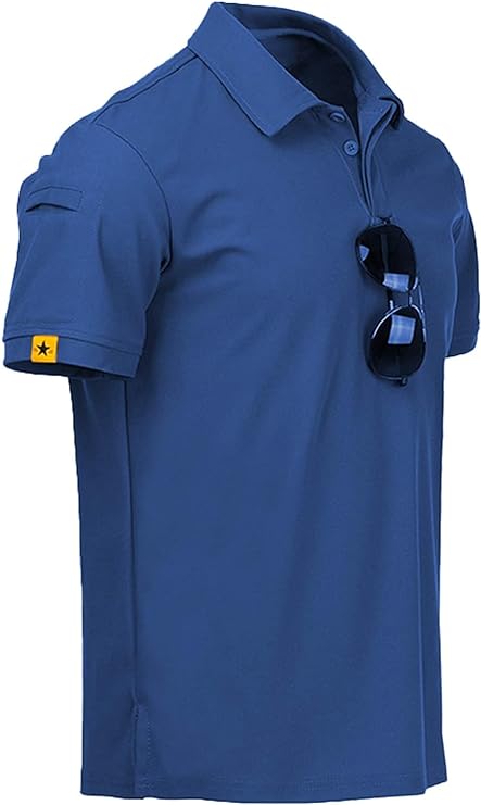 IGEEKWELL Mens Polo Shirts Short Sleeve Golf Collared Shirt Tennis T-Shirt -AUMPO00001 SWISSWELL