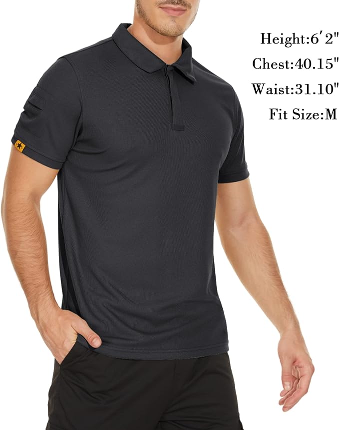 IGEEKWELL Mens Polo Shirts Short Sleeve Golf Collared Shirt Tennis T-Shirt -AUMPO00001 SWISSWELL