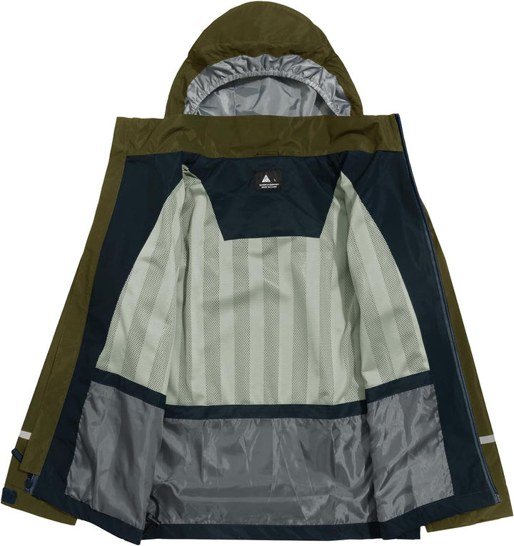 SWISSWELL Kids Rain Jacket Lightweight Hooded Raincoat -CUBRS03364 SWISSWELL