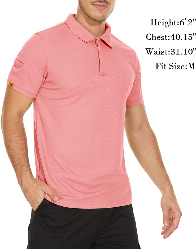 IGEEKWELL Mens Polo Shirts Short Sleeve Golf Collared Shirt Tennis T-Shirt -AUMPO00001 SWISSWELL