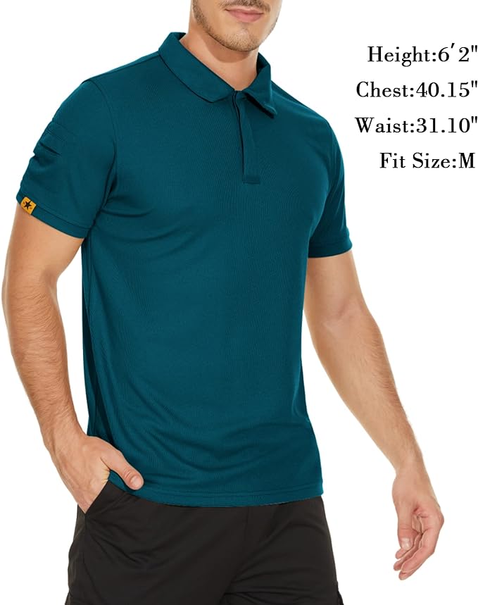 IGEEKWELL Mens Polo Shirts Short Sleeve Golf Collared Shirt Tennis T-Shirt -AUMPO00001 SWISSWELL