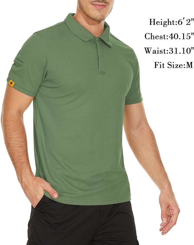 IGEEKWELL Mens Polo Shirts Short Sleeve Golf Collared Shirt Tennis T-Shirt -AUMPO00001 SWISSWELL