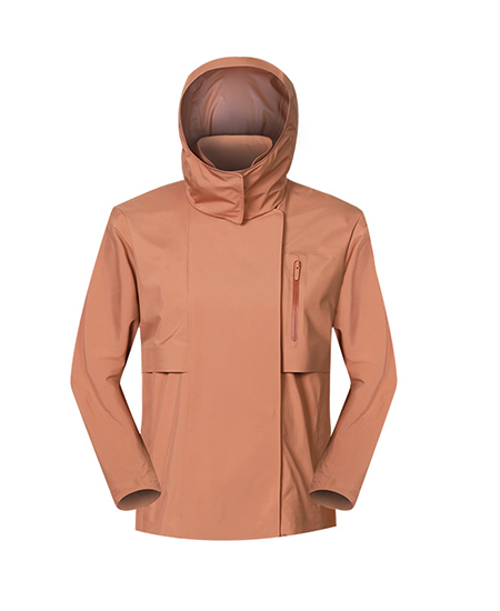 SWISSWELL Women's Detachable Hood Short Windproof Windbreaker Waterproof Jacket DAW039 SWISSWELL