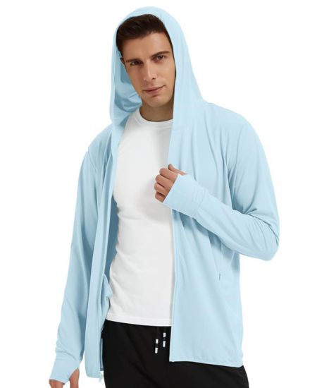 IGEEKWELL Men's Full Zip Hoodie UV Protection Clothing Qucik Dry Shirts Performance Fishing Jackets SWISSWELL
