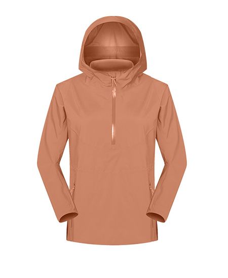 SWISSWELL Women Mountain Jacket Windproof Waterproof Half-Zip Hooded Travel Jacket-DAW040 SWISSWELL