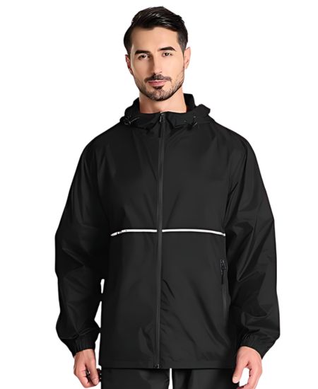 IGEEKWELL Men's Rain Hooded Jacket Golf Raincoat Waterproof Windbreaker-CUMRC03998 SWISSWELL