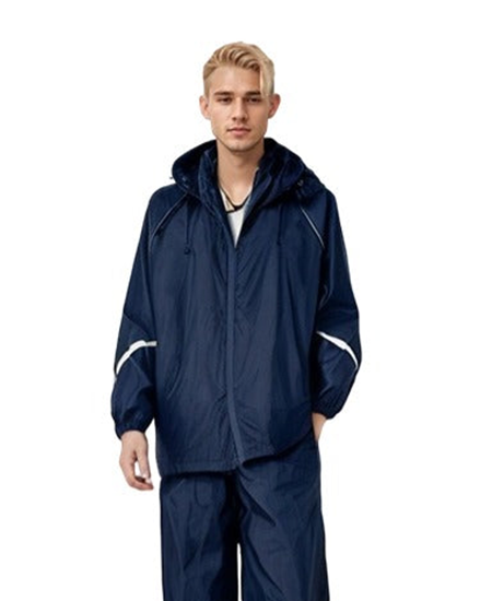 SWISSWELL Men's Windbreaker Rain Jacket Lightweight Hooded Raincoat -ZPK006301 SWISSWELL