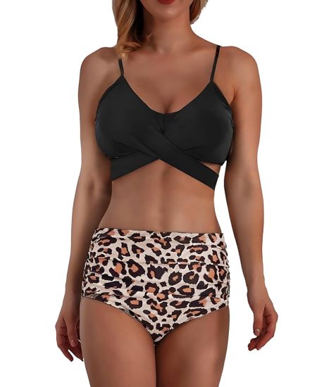 IGEEKWELL Women's Wrap Bikini Set Push Up High Waisted 2 Piece Swimsuits-AUWOS00316 SWISSWELL